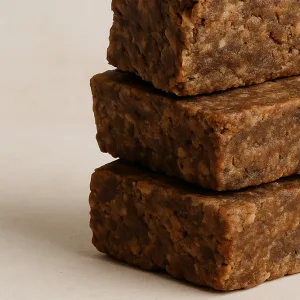 Shealife Raw African Black Soap made with cocoa pod ash, plantain skin ash and shea butter